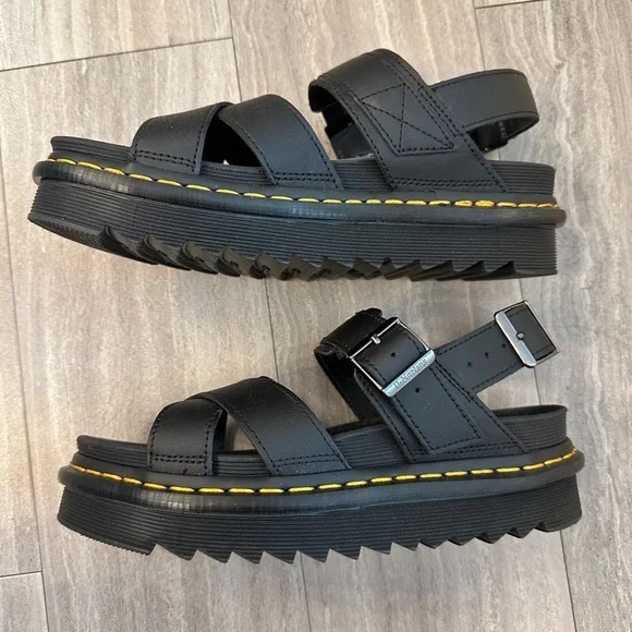 Dr. Martens Voss II Sandals Women’s 7 Black - Picture 4 of 9